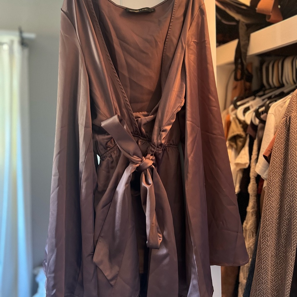 Fashion Nova Mauve Romper